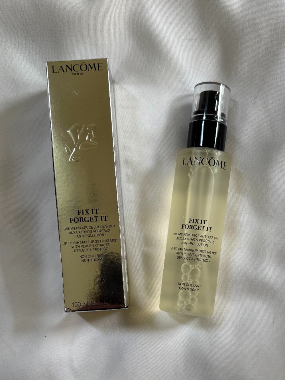 Lancome Fix It Forget It Makeup Setting Spray, Full size, 3.5 oz.